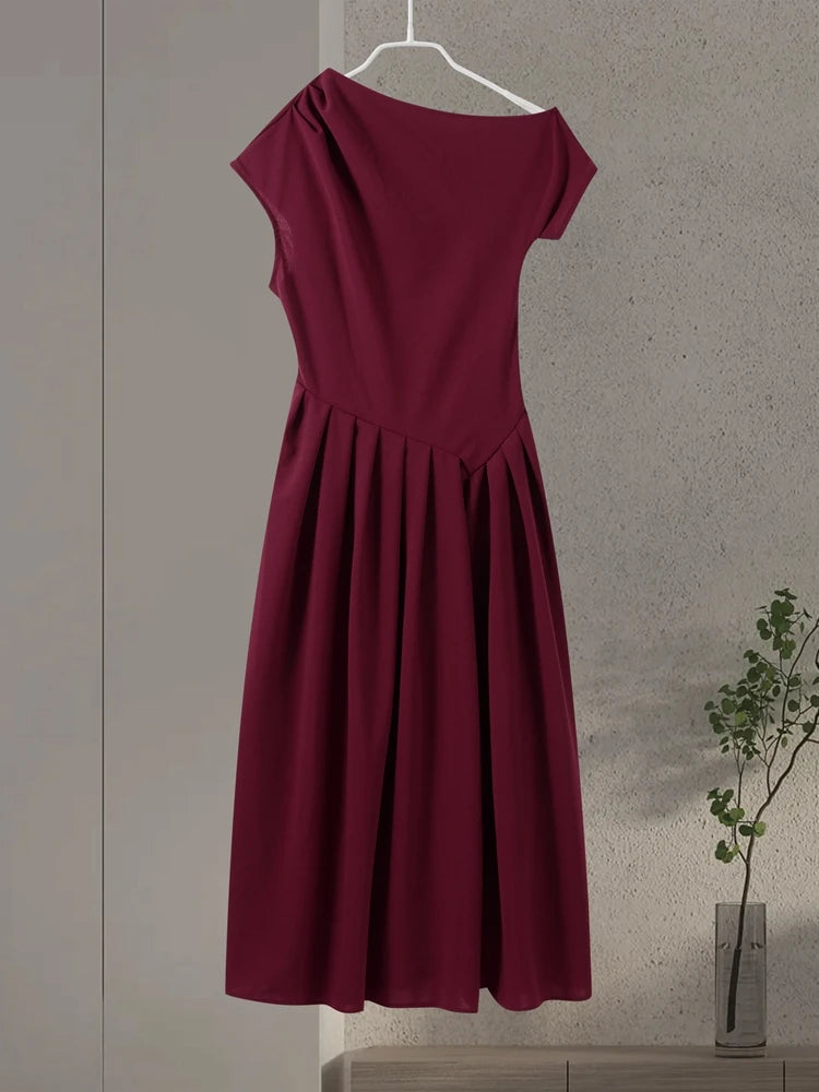 Sleeveless Round Neck Flowy Maxi Dress