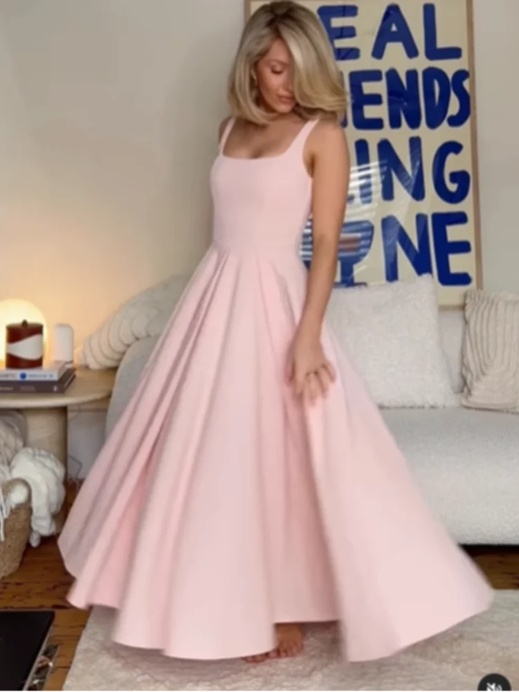 Sleeveless Flowy Midi Dress